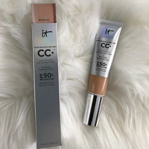 It cosmetics CC cream in medium tan